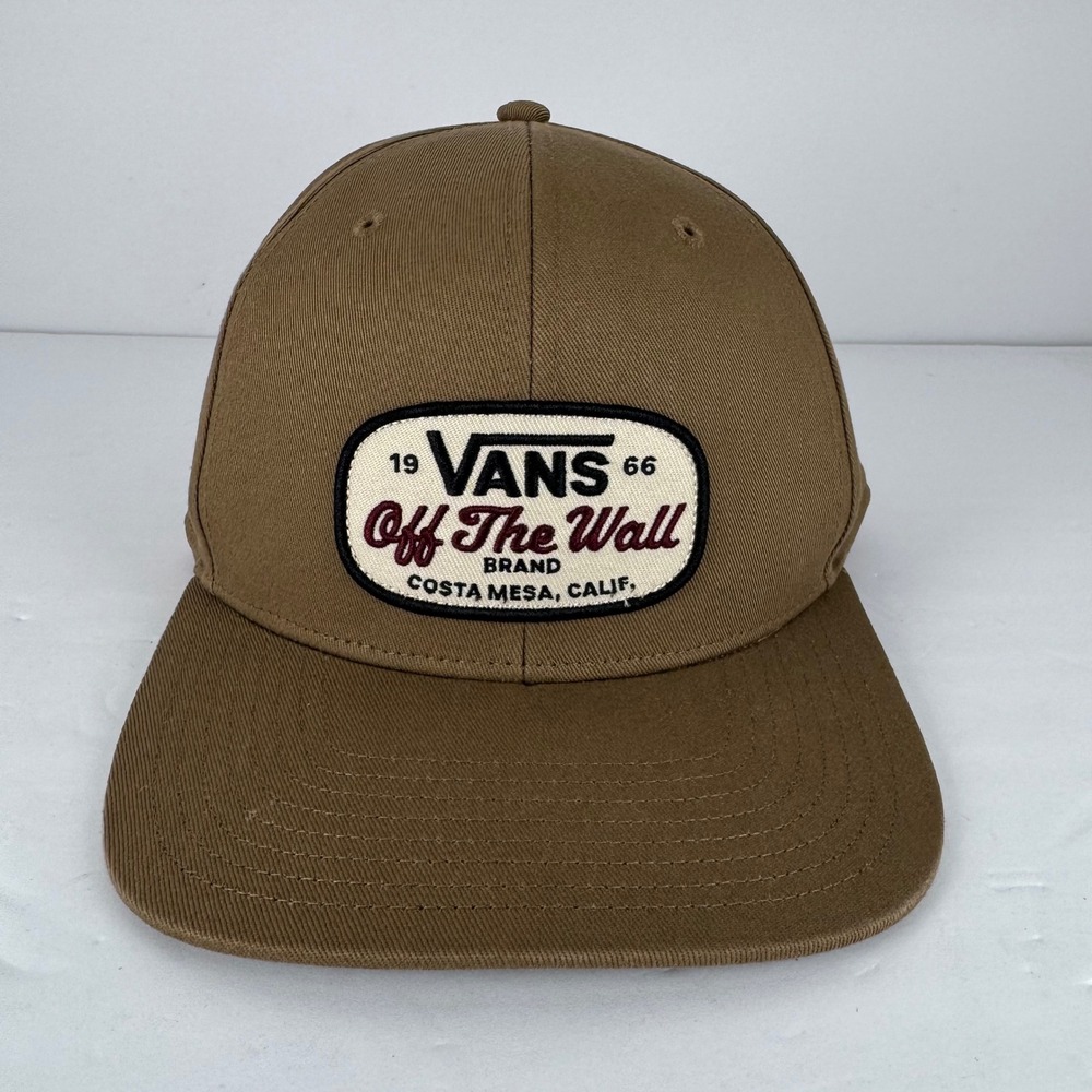 VANS Off The Wall Snapback Hat Mens OS Brown Off The Wall Patch Brown
